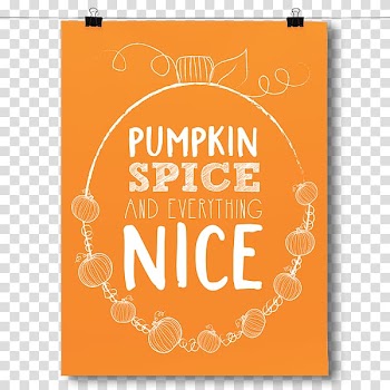 Poster Pumpkin pie spice Line Brand Font, cosmetics posters transparent background PNG clipart