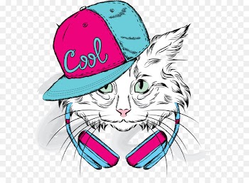 Poster Royalty-free - Fashion sketch vector material Animal 