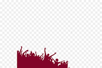 Poster - Silhouette crowd element 