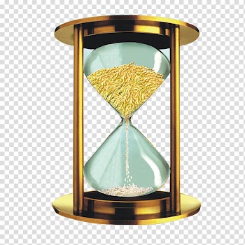 Poster Watercolor painting, Golden hourglass transparent background PNG clipart