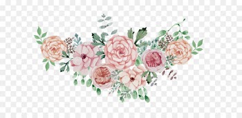 Poster Wedding Flower - Watercolor flowers flower cluster 