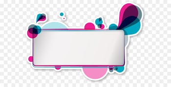 Posters colorful decorative elements 