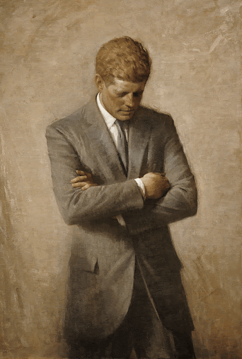 Posthumous official presidential portrait of U.S. | Free Photo - rawpixel