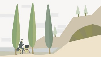 Postman riding a bike background | Free Photo - rawpixel