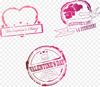 Postmark Designer Sonderstempel - Valentine's Day stamp element 