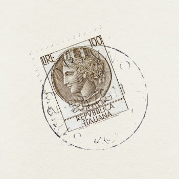 Postmarked postage stamp illustration  | Free Photo Illustration - rawpixel