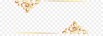 PostScript Font - Gold Line border European vector 