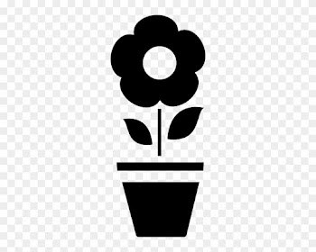 Pot Flower Icon Clip Art - Flower Pot Icon Png
