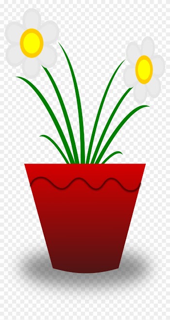 Pot Plant Clipart Big Flower - Flower Growing Animated Gif