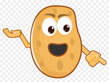 Potato Cartoon Character - Food