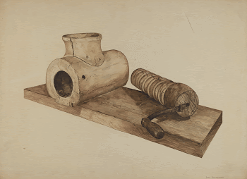 Potato Grinder (ca.1940) by Doris | Free Photo - rawpixel