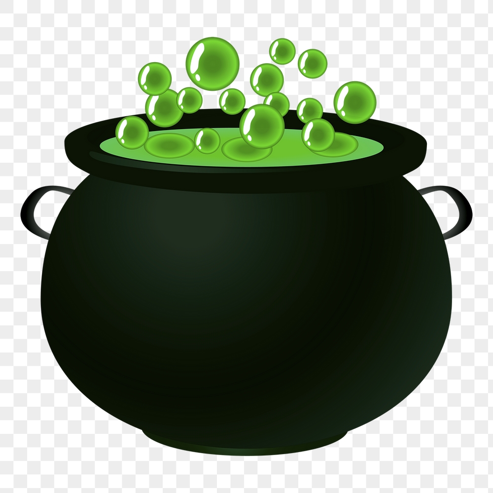 Potion cauldron png sticker, Halloween | Free PNG - rawpixel
