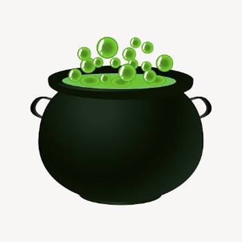 Potion cauldron sticker, Halloween illustration | Free Vector - rawpixel