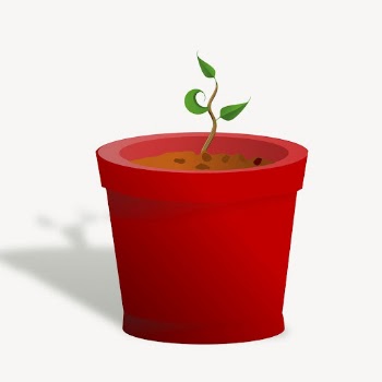 Potted plant clipart, illustration vector. | Free Vector - rawpixel
