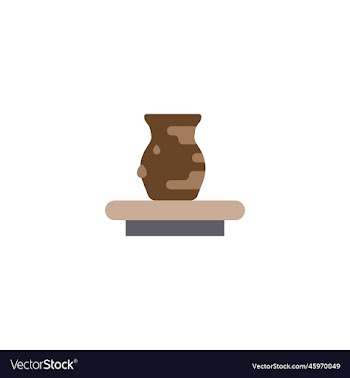 pottery creative icon from handmade icons