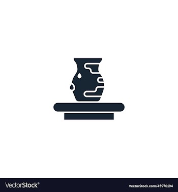 pottery creative icon from handmade icons