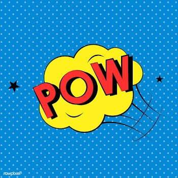 Pow explosion vector | Free stock vector - 77435