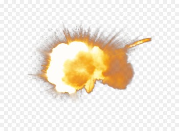 Powder explosion light mushroom cloud 