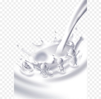 Powdered milk Cow's milk Advertising Poster - White milk splash effect element 