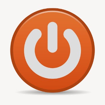 Power button icon collage element, | Free Vector - rawpixel