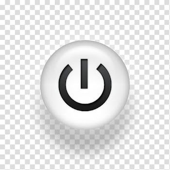 Power button icon, Computer Icons Button No symbol Sign, White Power Button Icon transparent background PNG clipart