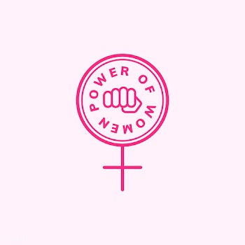 Power of women emblem badge illustration | Free stock vector - 463384