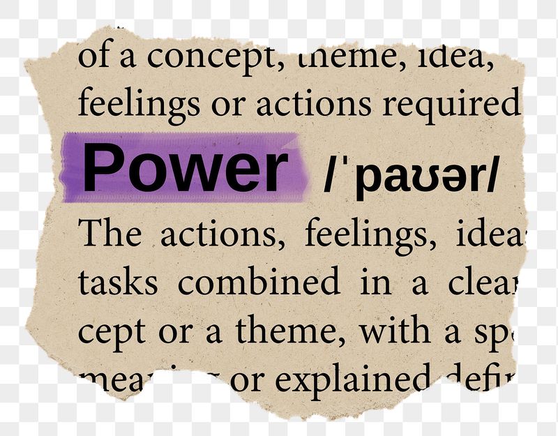 Power png word sticker, torn | Free PNG - rawpixel