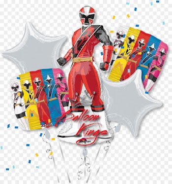 Power Rangers, Graphic Design, Balloon, Fictional Character PNG