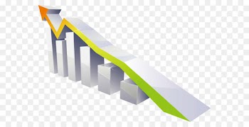 PPT Creative rising arrow icon 