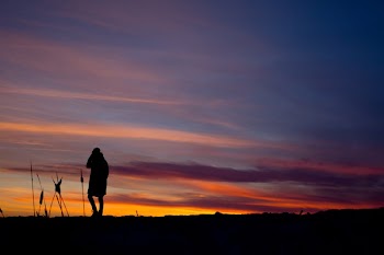 Prairie Sunset Silhouette