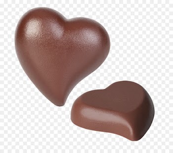 Praline Heart Chocolate truffle Chocolate chip cookie - heart 