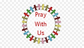 Prayer Service - People Holding Hands Around The World Black