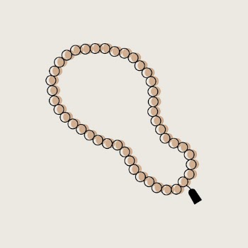 Praying beds sticker, aesthetic beige | Free Vector - rawpixel