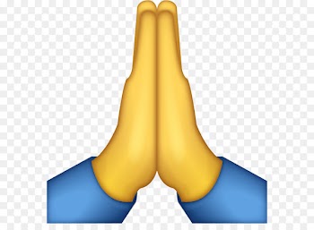 Praying Hands Christian prayer Emoji Religion - pray emoji 