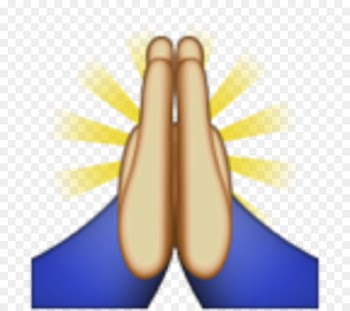 Praying Hands Emoji Prayer High five - hands folded together 