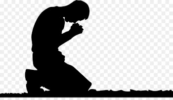 Praying Hands Prayer Man Silhouette Clip art - pray 