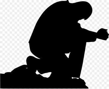 Praying Hands Prayer Man Silhouette - praying 