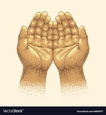 praying hands symbol