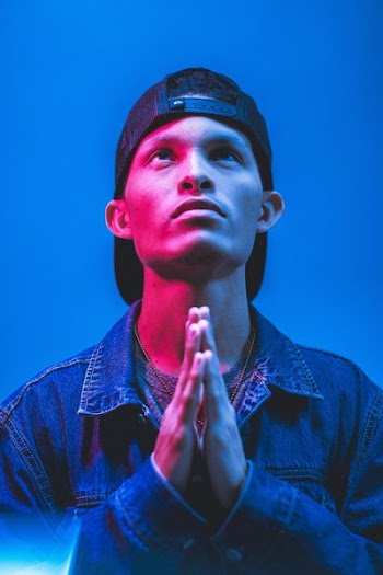 Praying Man Looking Up