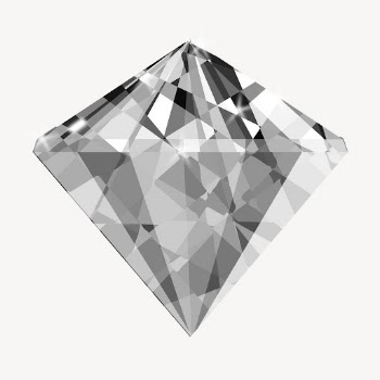 Precious diamond clip art, object | Free Photo - rawpixel