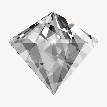 Precious diamond clipart, illustration vector. | Free Vector - rawpixel