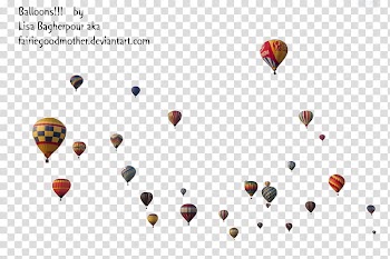 Precute Hot Air Balloons , assorted-color hot air balloons illustration transparent background PNG clipart