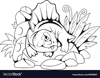 prehistoric dimetrodon dinosaur