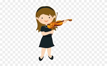 Prelude Playschool Indirapuram - Girl Playing Violin Clipart