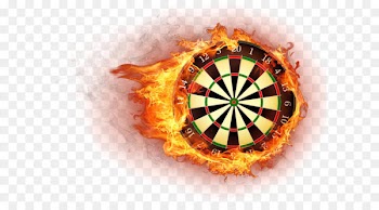Premier League Darts World Grand Prix Cornhole Tournament - Flame Dart Board 