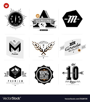  					Premium and high quality labels vector image														