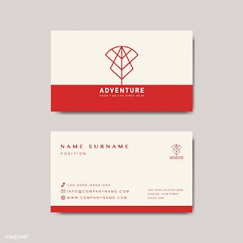 Premium business card design mockup | Free stock vector - 516876