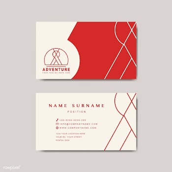 Premium business card design mockup | Free stock vector - 516878