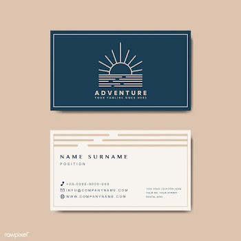 Premium business card design mockup | Free stock vector - 516887