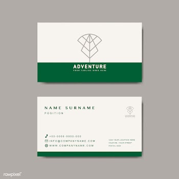 Premium business card design mockup | Free stock vector - 516940